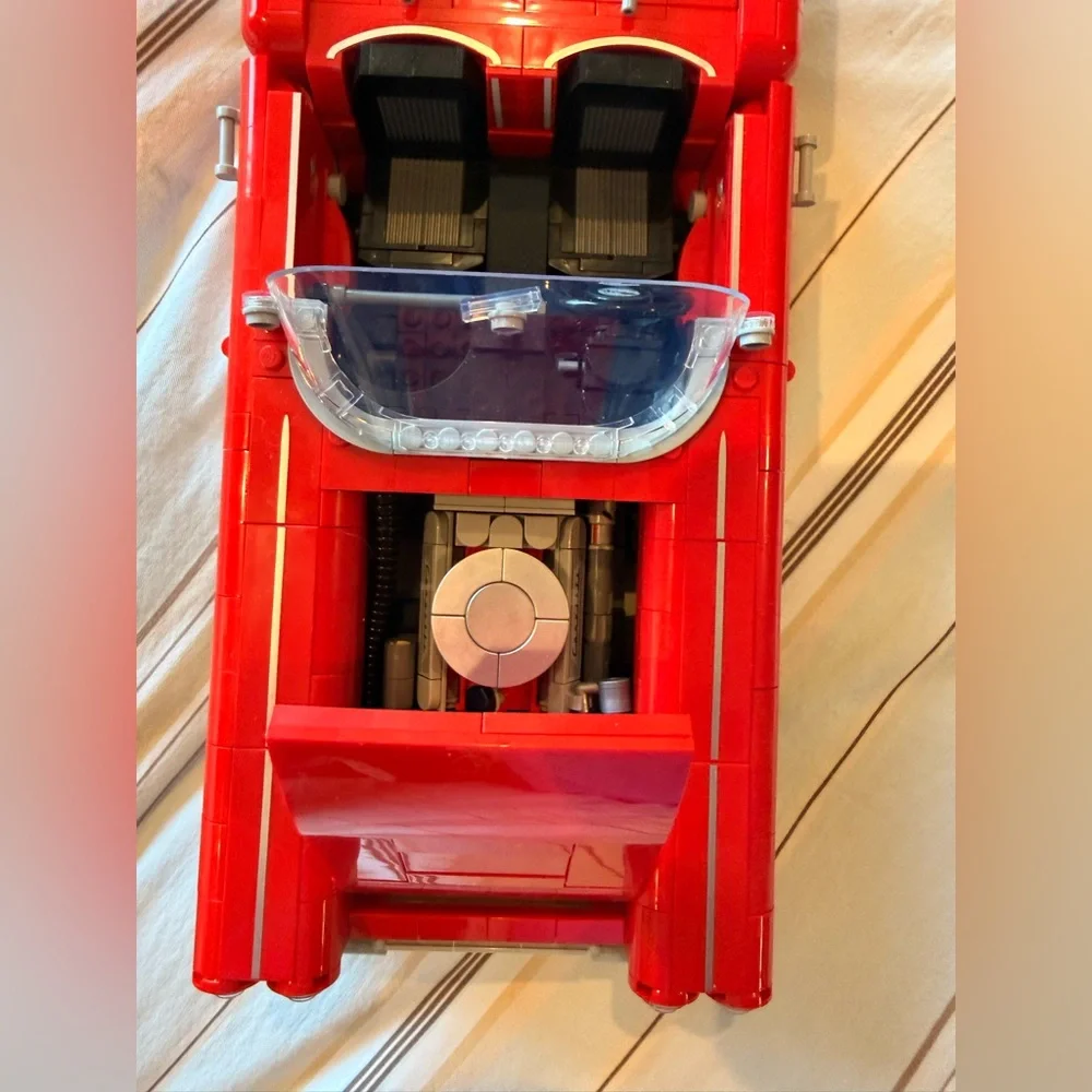 Retired LEGO Icons Red Corvette-with Instruction Book